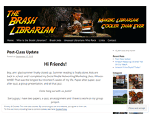 Tablet Screenshot of brashlibrarian.com